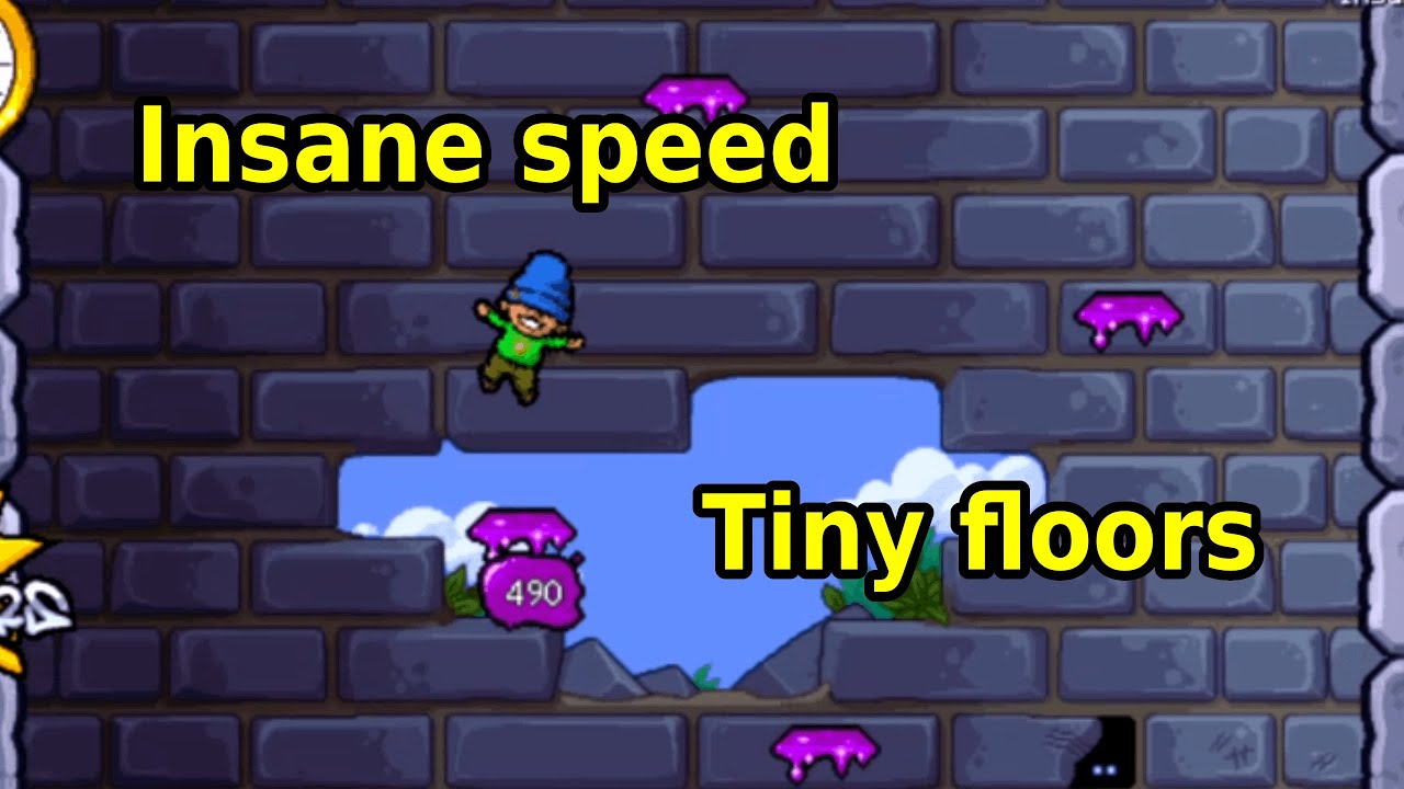 The most INSANE Icy Tower gameplay!!! (537 tiny insane)