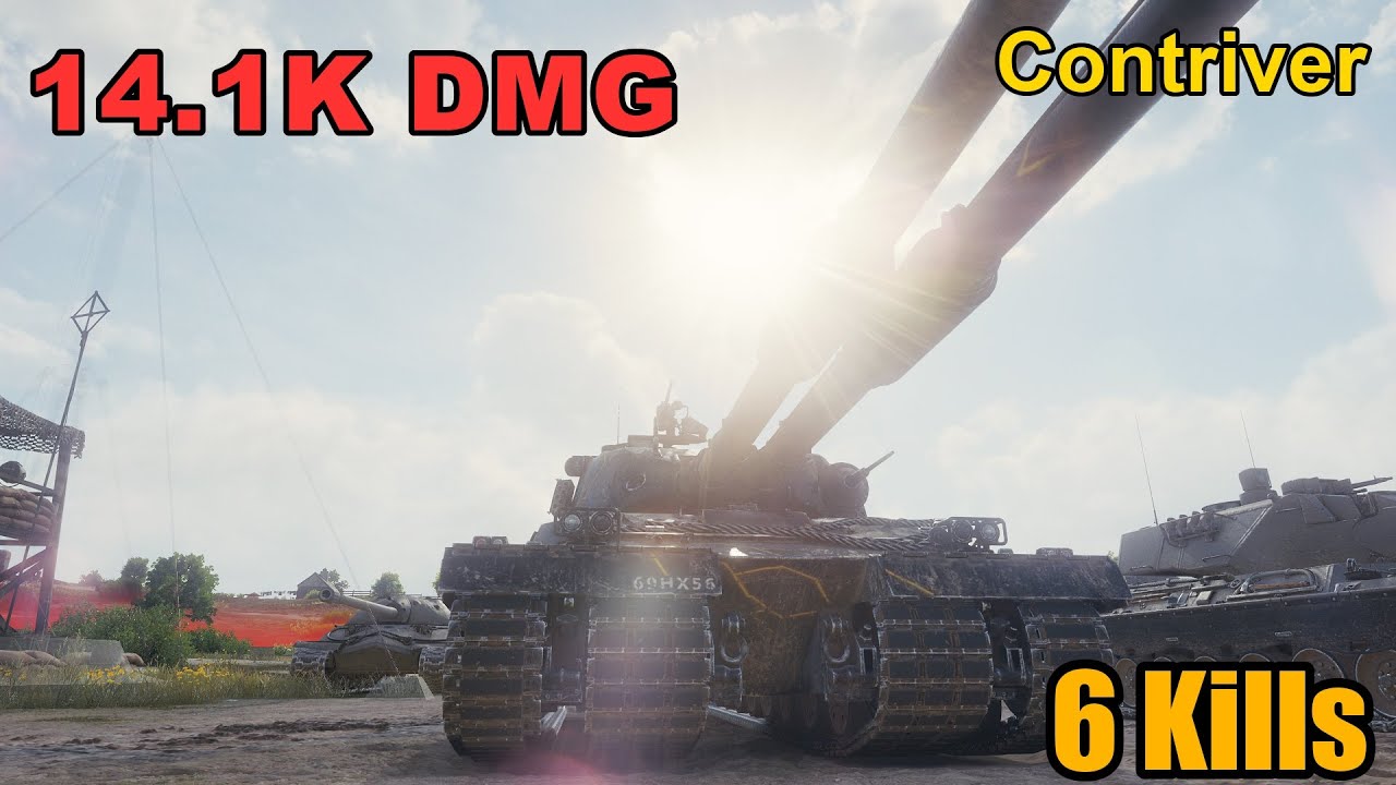Contriver - 14.1K Damage - 6 Kills - Map: Overlord - Server: ASIA | World of Tanks