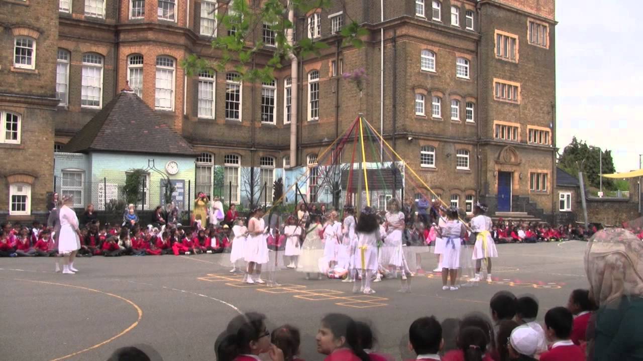 Maypole Dancing at CPS