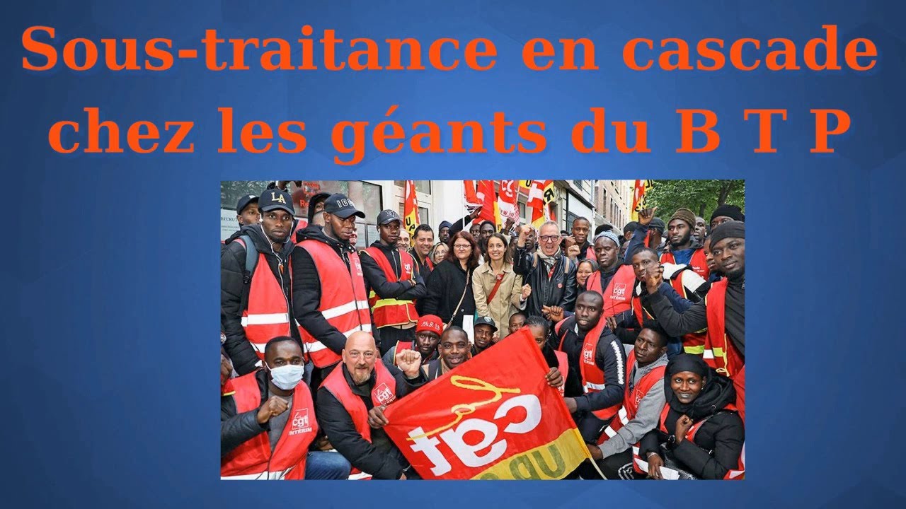Sous traitance dans le BTP