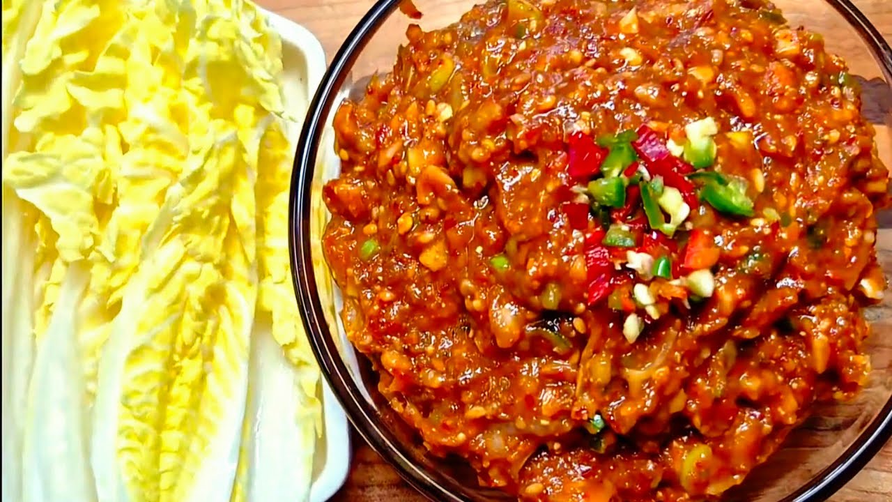쌈채소가 남아나질 않네요! 쌈장 맛있게 만드는 방법!#한식#쌈장#밑반찬