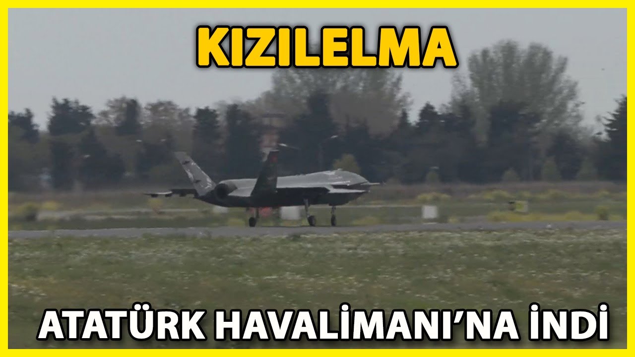 Kızılelma Atatürk Havalimanı'na İndi