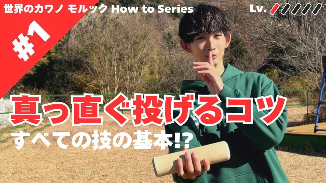 【ハウツー#1】真っ直ぐ投げるコツ #モルック