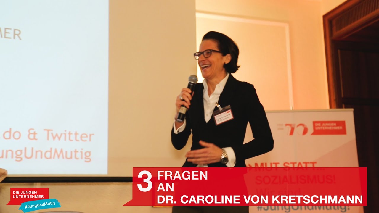 3 Fragen an Dr. Caroline von Kretschmann | #JungundMutig
