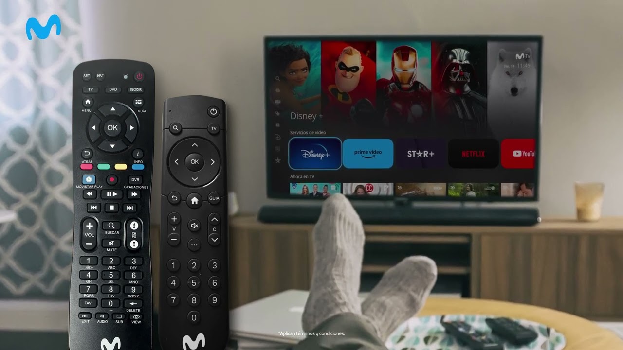 Toma el control de tu entretenimiento con Movistar TV a trav&eacute;s de Fibra