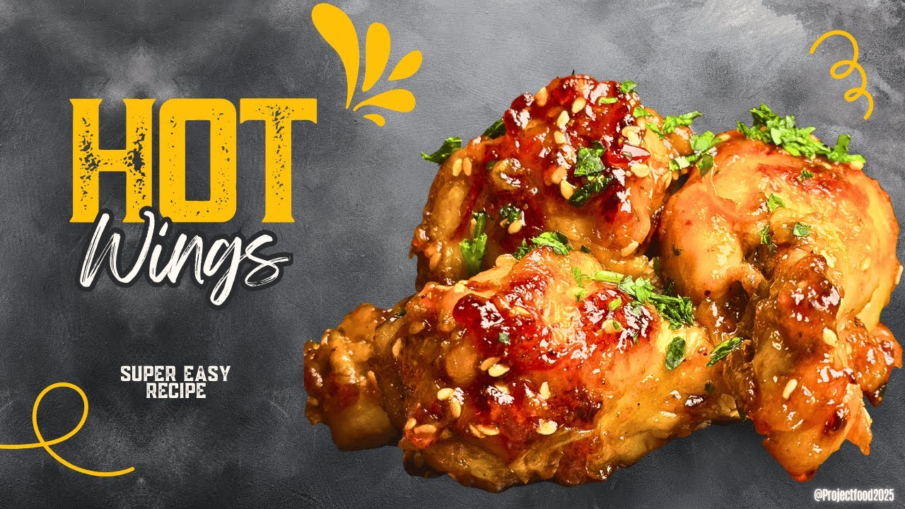 How To Make Hot Wings EASY Recipe- Enkel Kyllingvinger oppskrift STERK