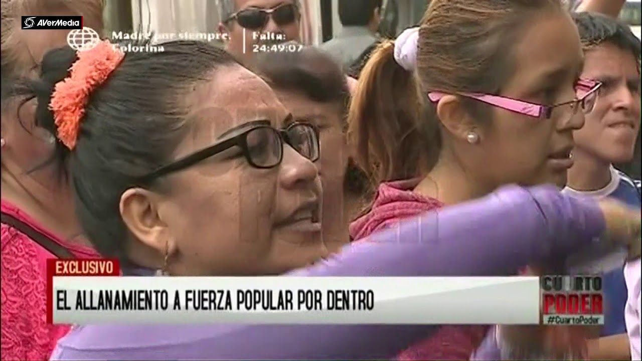 Luz Salgado amenaza a fiscal en allanamiento a local de Fuerza Popular [Cuarto Poder]