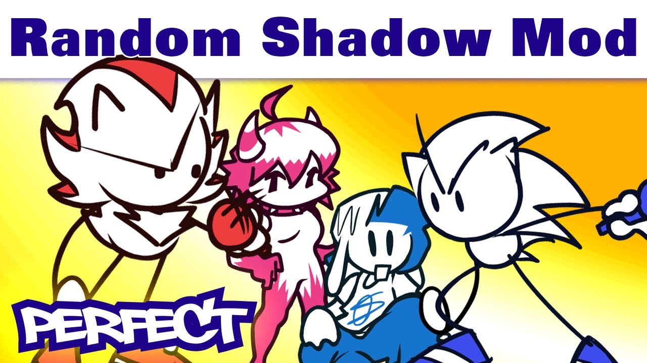 Random Shadow Mod (Very Stylish & Unique Mod About Shadow) - FNF Mod - Perfect Combo Showcase [HARD]