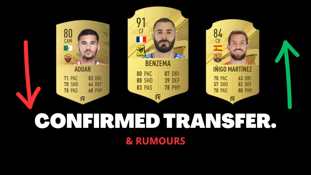 FIFA 23 l NEW TRANSFER & RUMOURS l FT Benzema, Mbapp&eacute;, Hazard