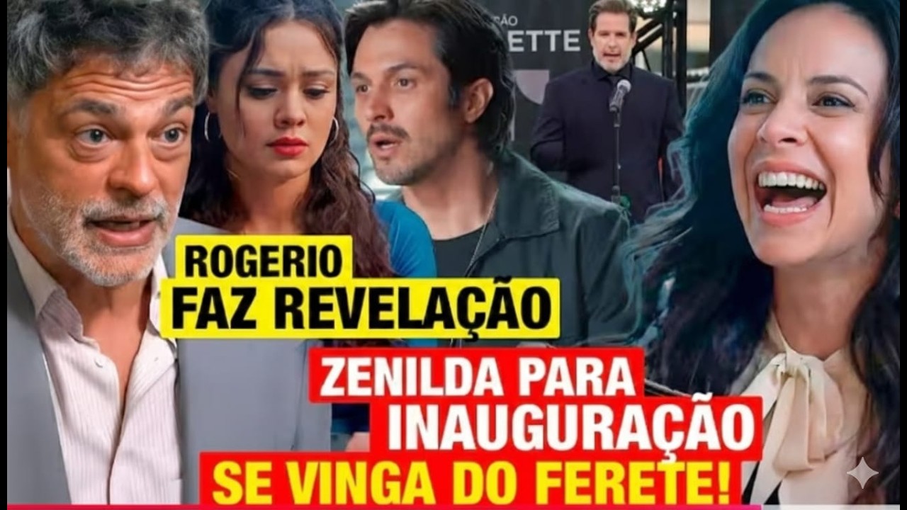 TRÊS GRAÇAS CAPÍTULO DE HOJE  11/02 – Rogério faz REVELAÇÃO CHOCANTE na delegacia!