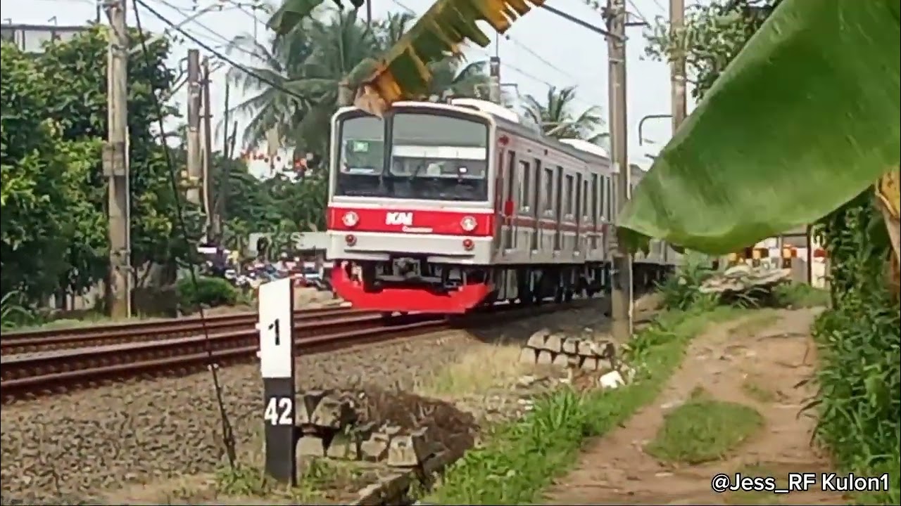 Huntingg KRL Commuter Line Di Green Line | Perlintasan Parung panjang PJL 118 