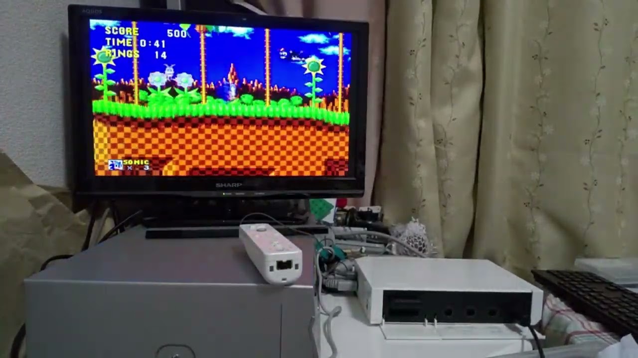 任天堂 初代Wiiの本体でゲームキューブのソフトを起動させることができる。Wiiの 後方互換対応はゲームキューブGCだよ。