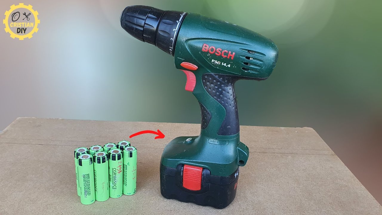 Lithium-Ion to NiCd/NiMh battery conversion , it will work ? Bosch cordless drill  14.4V PSR