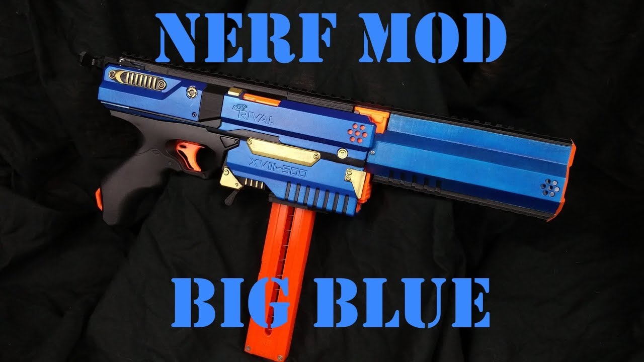 [NERF MOD] Big Blue Kronos Magnum