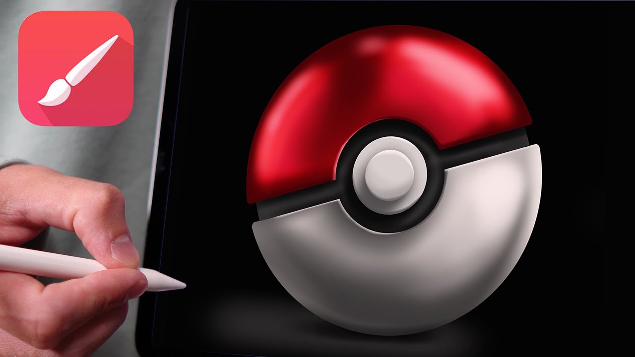 Pokeball - Infinite Painter Tutorial 52