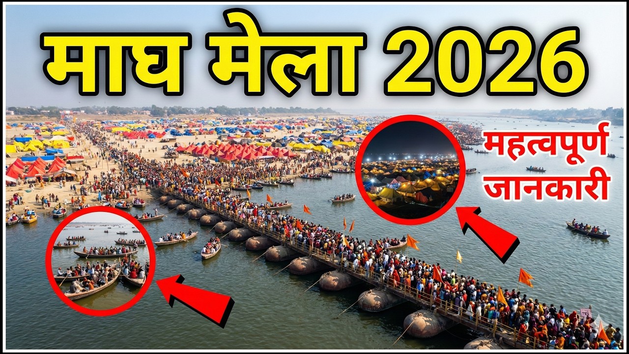 Magh Mela Prayagraj 2026 Complete Tour | Sangam, Naga Sadhu & Devotional Vibes🎊