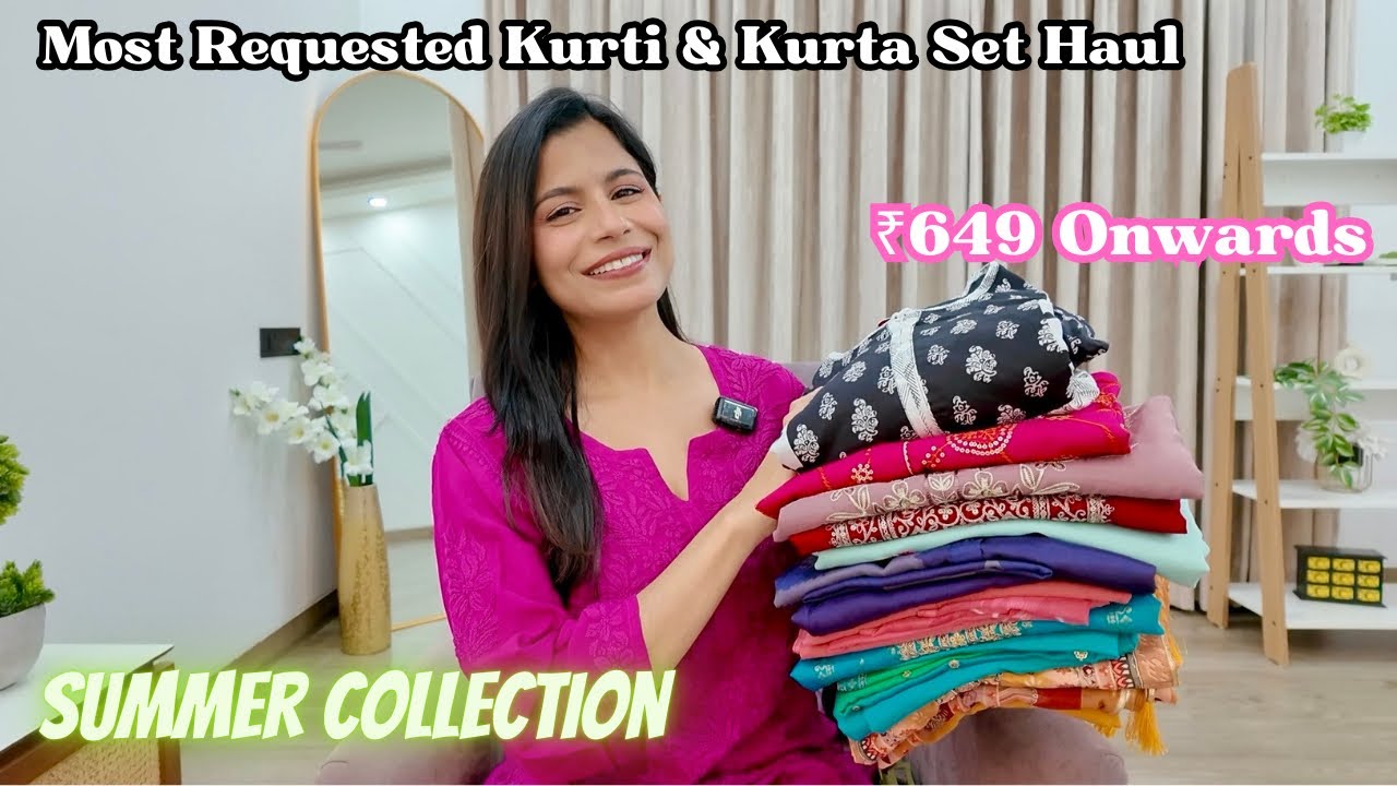 2026 New Kurti & Kurta Set Haul For Every Occasion ₹649 Onwards l Dream Simple