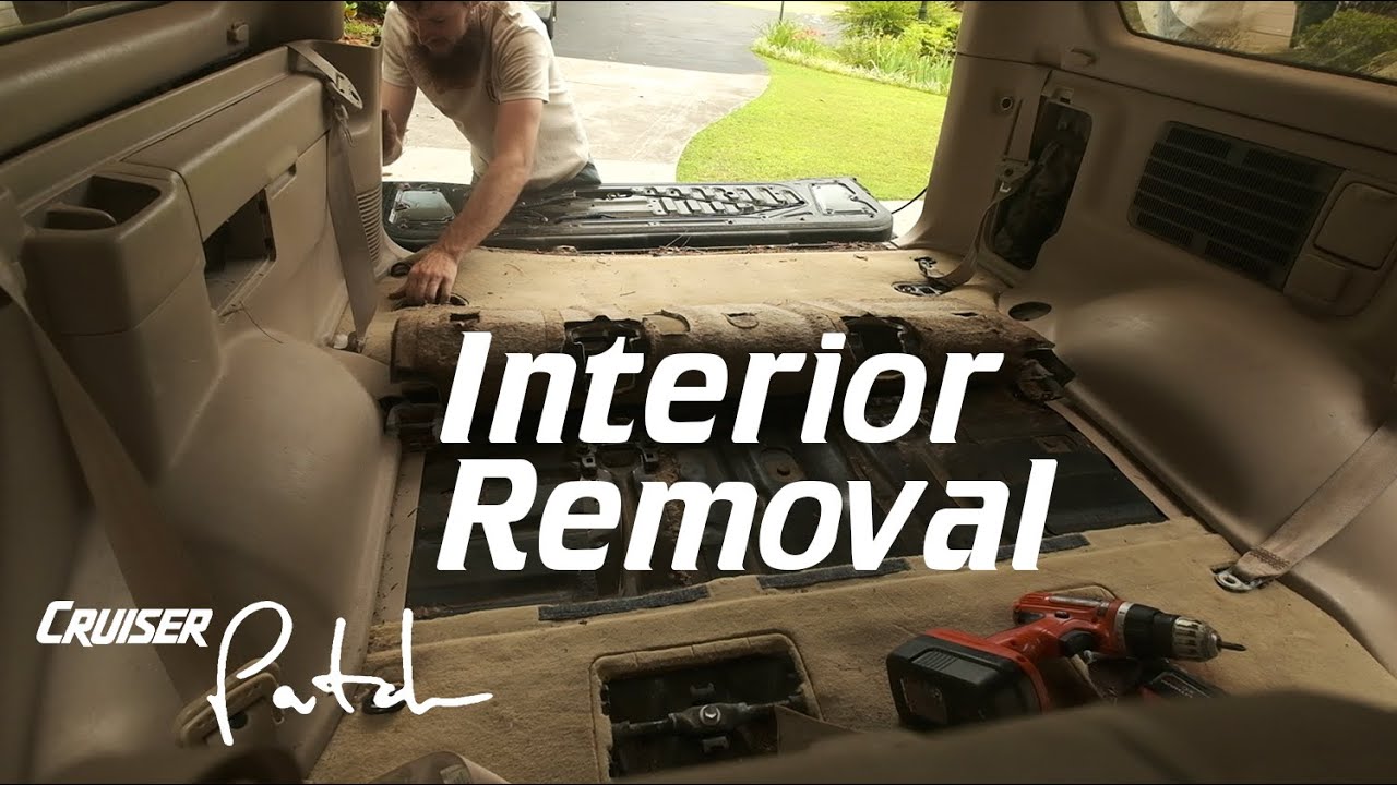 Complete interior trim removal (with chapters): Lexus LX470 and Toyota Land Cruiser (100 Series)