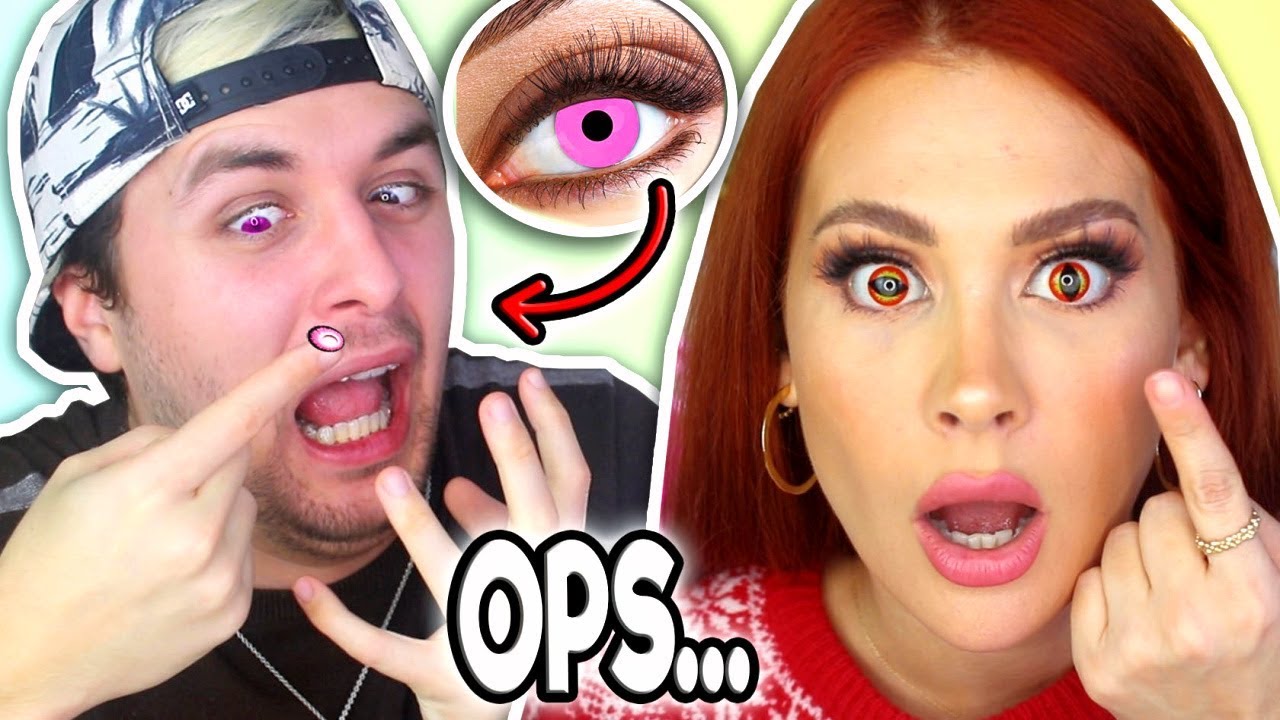 PROBAMOS LAS LENTILLAS MÁS RARAS DE AMAZON!!
