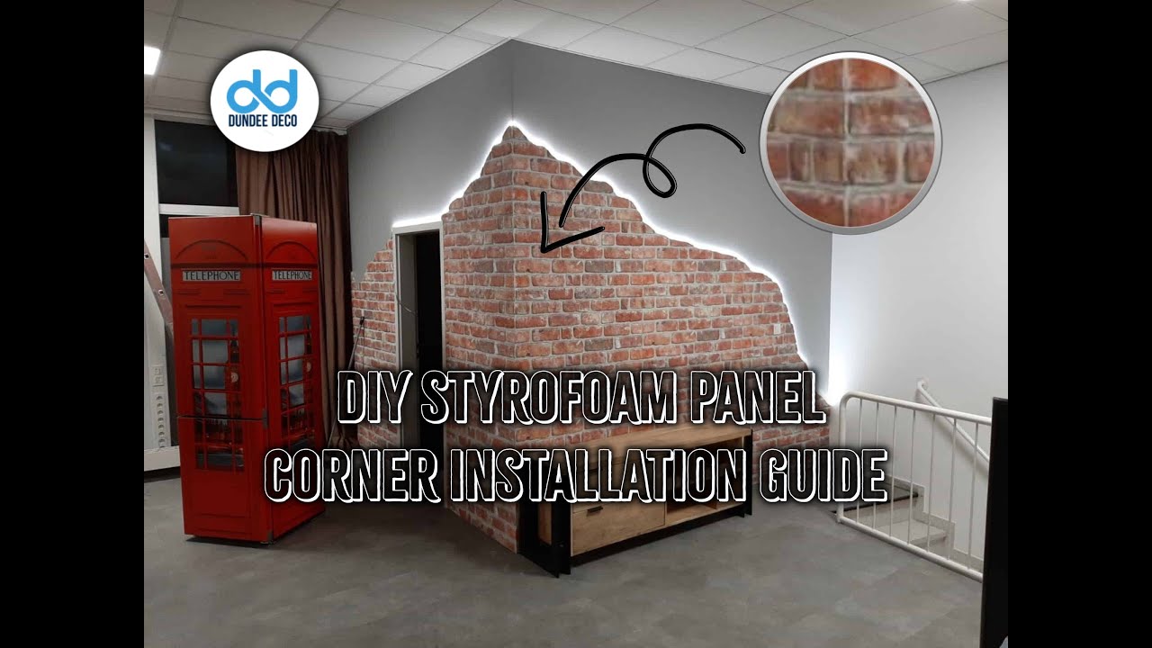 How to Install Styrofoam Wall Panels on the Corners - The Secret to Flawless Walls