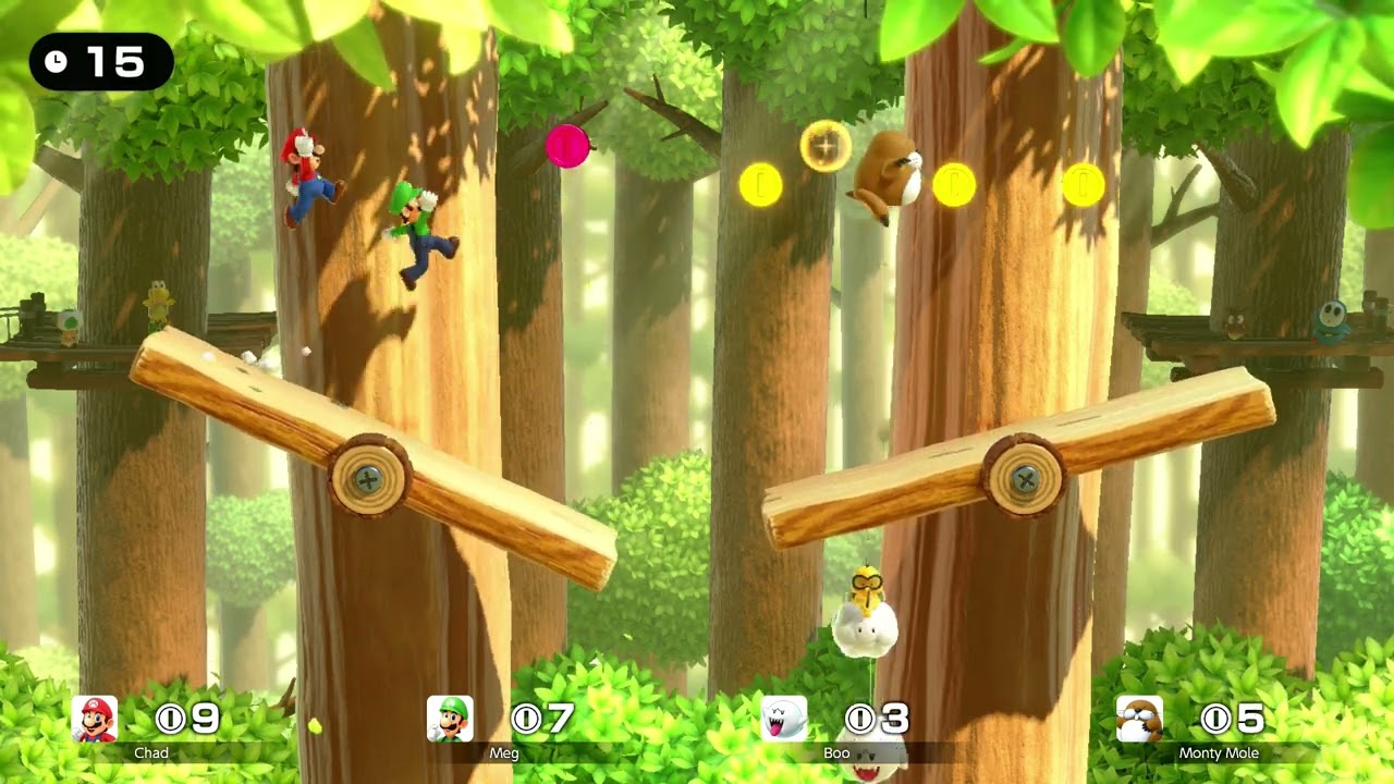 Treetop Treasure | Minigame | Super Mario Party Jamboree
