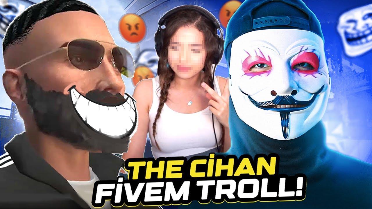 THE CİHAN'LA KIZ YAYINCIYI TROLLEDİK! (FİVEM TROLL)