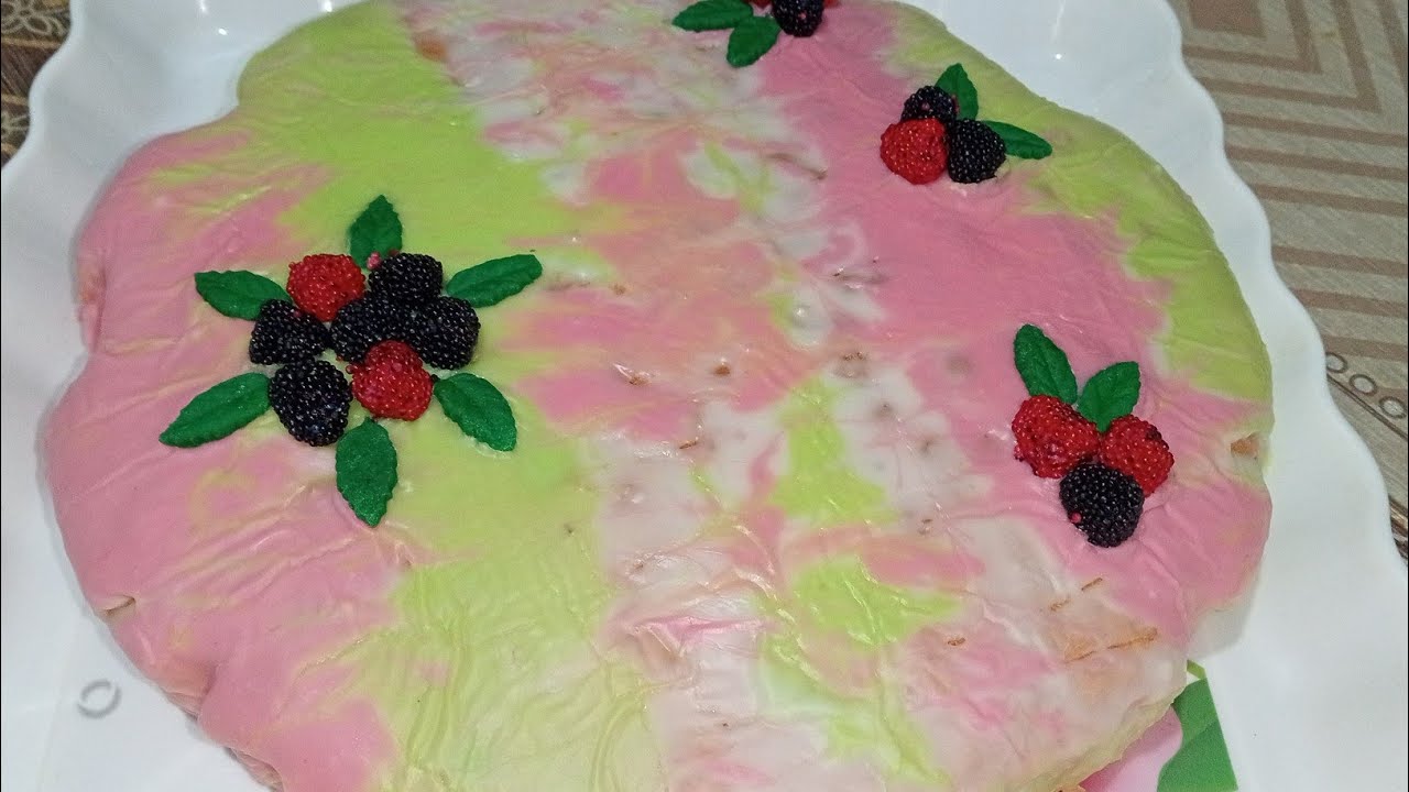 كيكة بشكولا مزخرفة Decorated chocolate cake 🎂😋😀😀