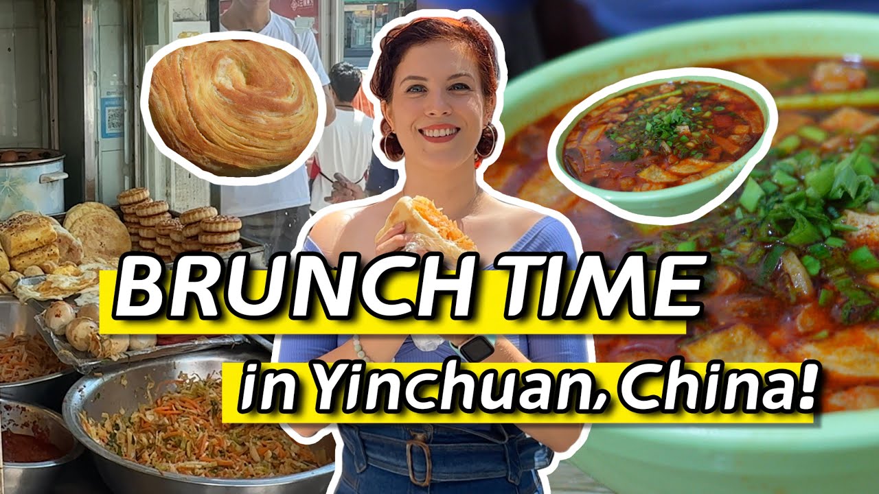 China's BEST BREAKFAST is in Yinchuan, Ningxia! VEGAN and HALAL 🤤🤤🤤