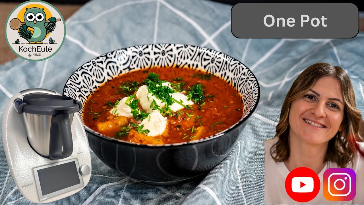 ONE POT | Räubereintopf mit Kartoffeln, Hackfleisch und Mozzarella | Alltagsküche Thermomix® TM6 TM5