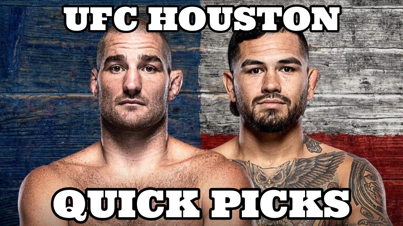 UFC Houston Strickland vs Hernandez Quick Picks - Full Card Breakdown!!!