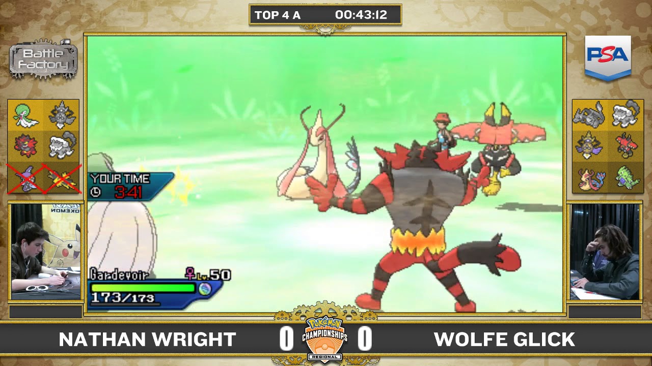 Pokémon Regional Championships - VGC Masters Top 4 A - Nathan Wright vs Wolfe Glick