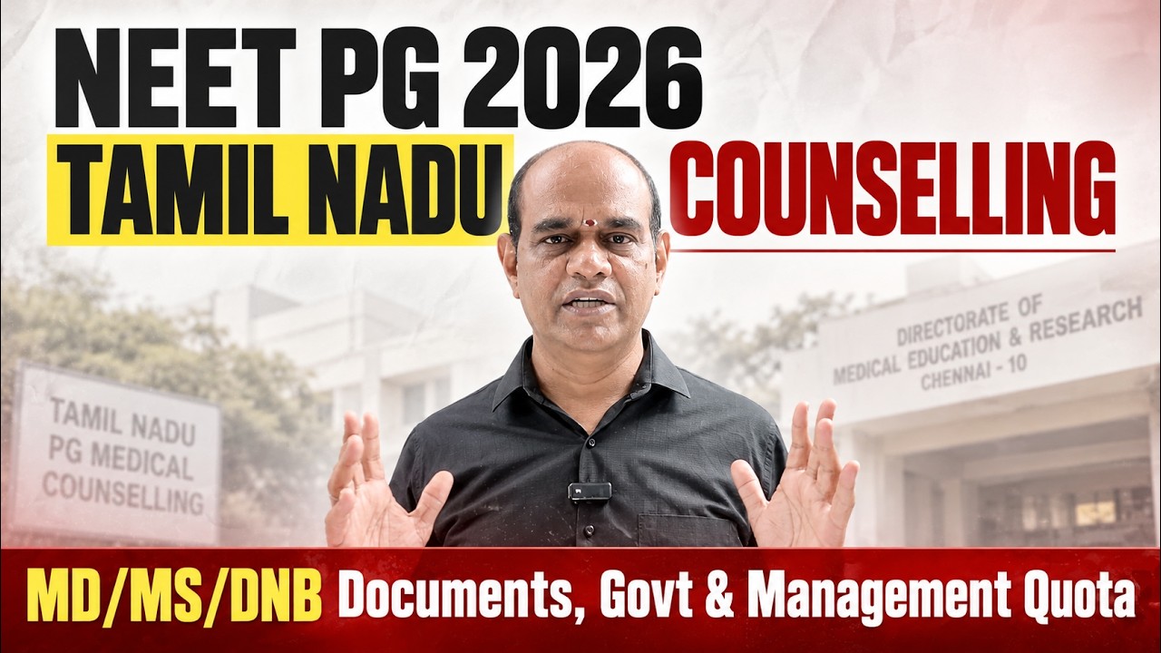 NEET PG 2026 Tamil Nadu Counselling: Documents Required for Govt & Management Quota | DNB