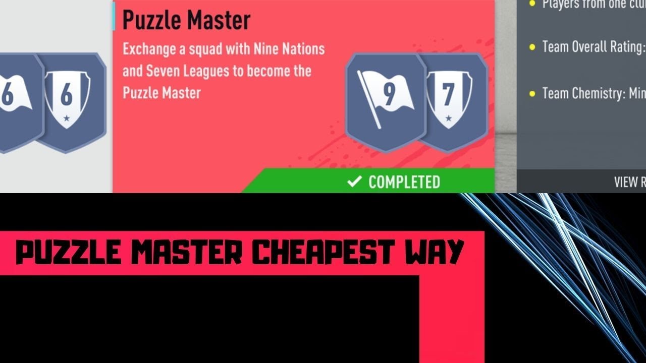 FIFA 20 Guide To League And Nation Hybrid Puzzle Master