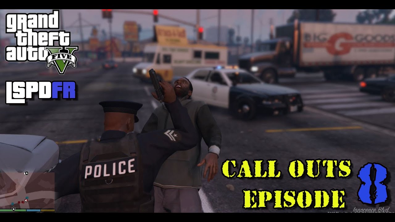 GTA 5 LSPDFR Police Mod Call outs Episode 8  - Terrorist attacks - Pull overs