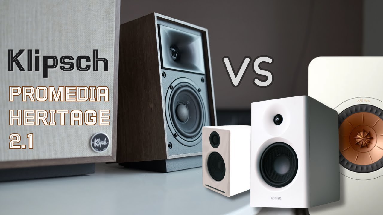 스피커 소리비교 [클립쉬 프로미디어 헤리티지 2.1 리뷰 PART.1] (vs Audioengine A2+, EDIFIER MR4, KEF LS50 Meta)