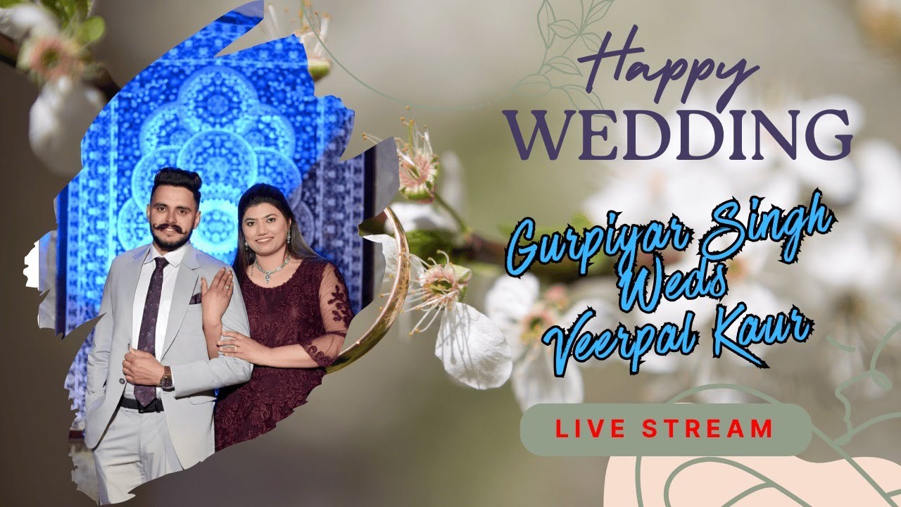 Wedding Live..| Gurpiyar Singh Weds Veerpal Kaurl | BY:  BAANI ART STUDIO MOGA | PH. 9814311006 |