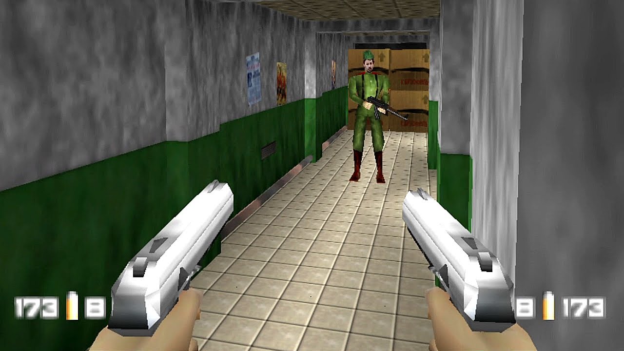 GoldenEye 64 - Full Game Walkthrough | No Commentary | 00 Agent
