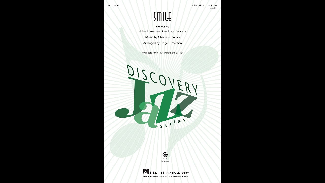 Smile (3-Part Mixed Choir) - Arranged by Roger Emerson