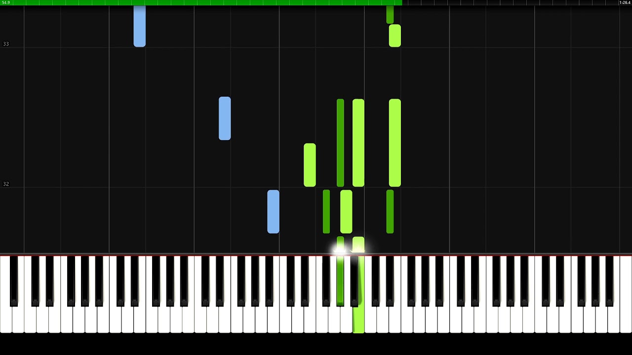 Adelita - Francisco Tarrega | Piano Tutorial | Synthesia | How to play