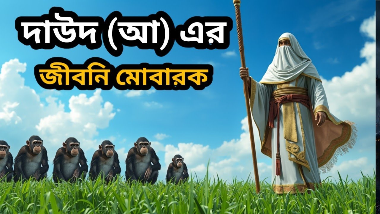হজরত দাউদ আঃ এর জীবনী মোবারক| আল্লাহর গজবে বনি ঈসরাইলেরা যেভাবে বানরে পরিনত হয়েছিল |
