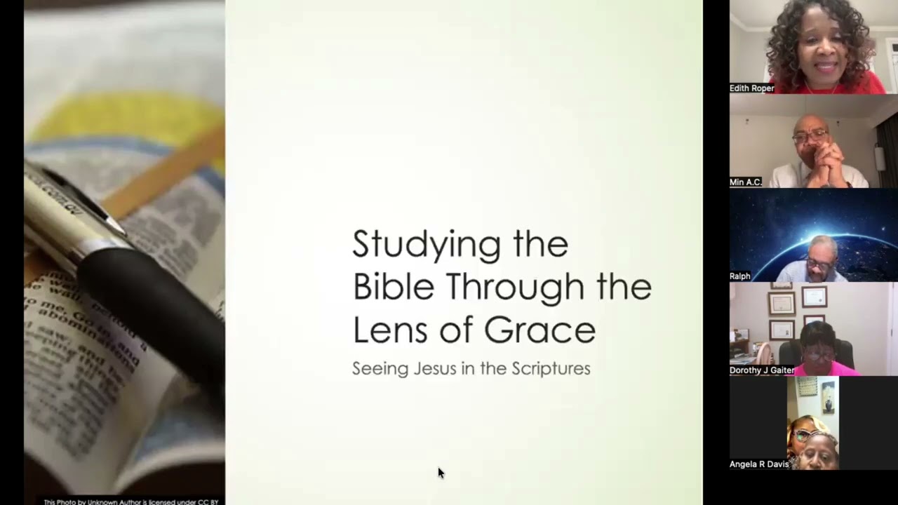 Studying the Bible Through the Lens of Grace (Bible Study Week 5)