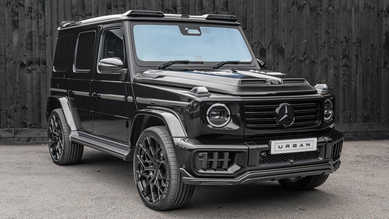 Urban Aero Kit Mercedes Benz G500 Obsidian Black UC9 Wheels