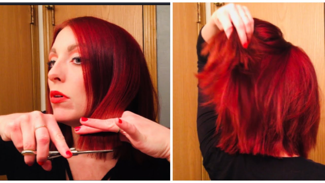 HOW TO CUT YOUR OWN HAIR/ Cosmetologist tutorial