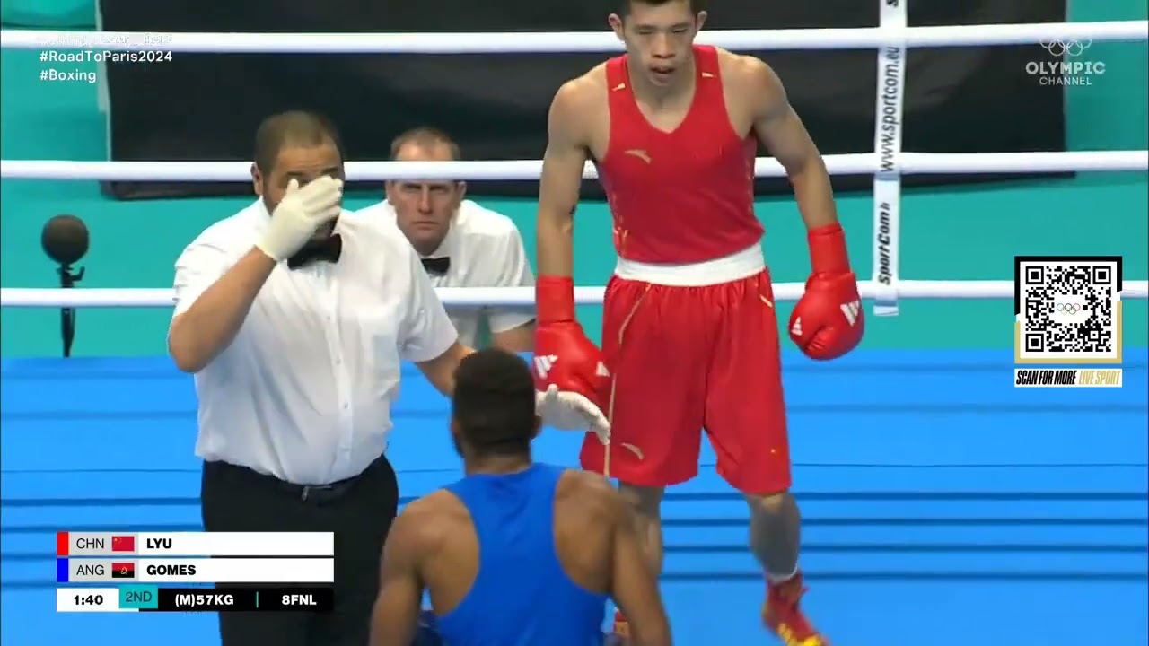 Lyu Ping (CHN) vs. Pedro Gomes (ANG) World Olympic Qualifiers 2024 (57kg)