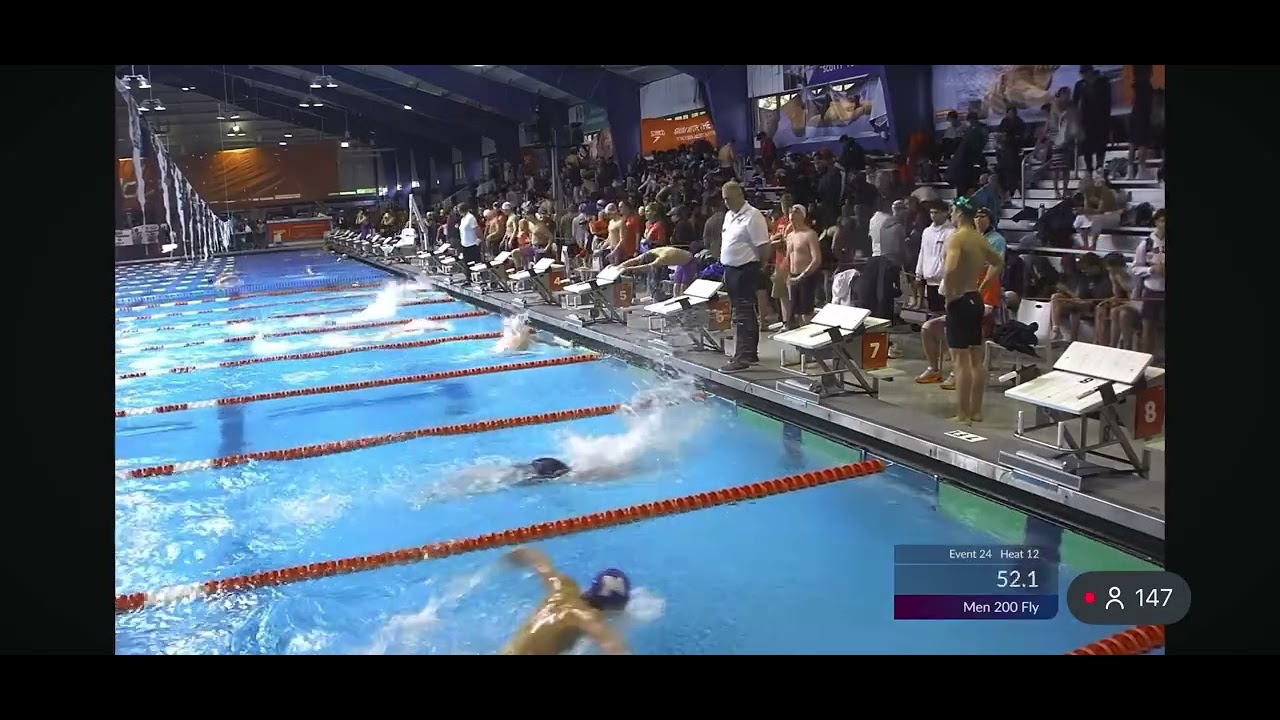 Men’s 200 Fly Prelim, Heat 12, NCSA 2026