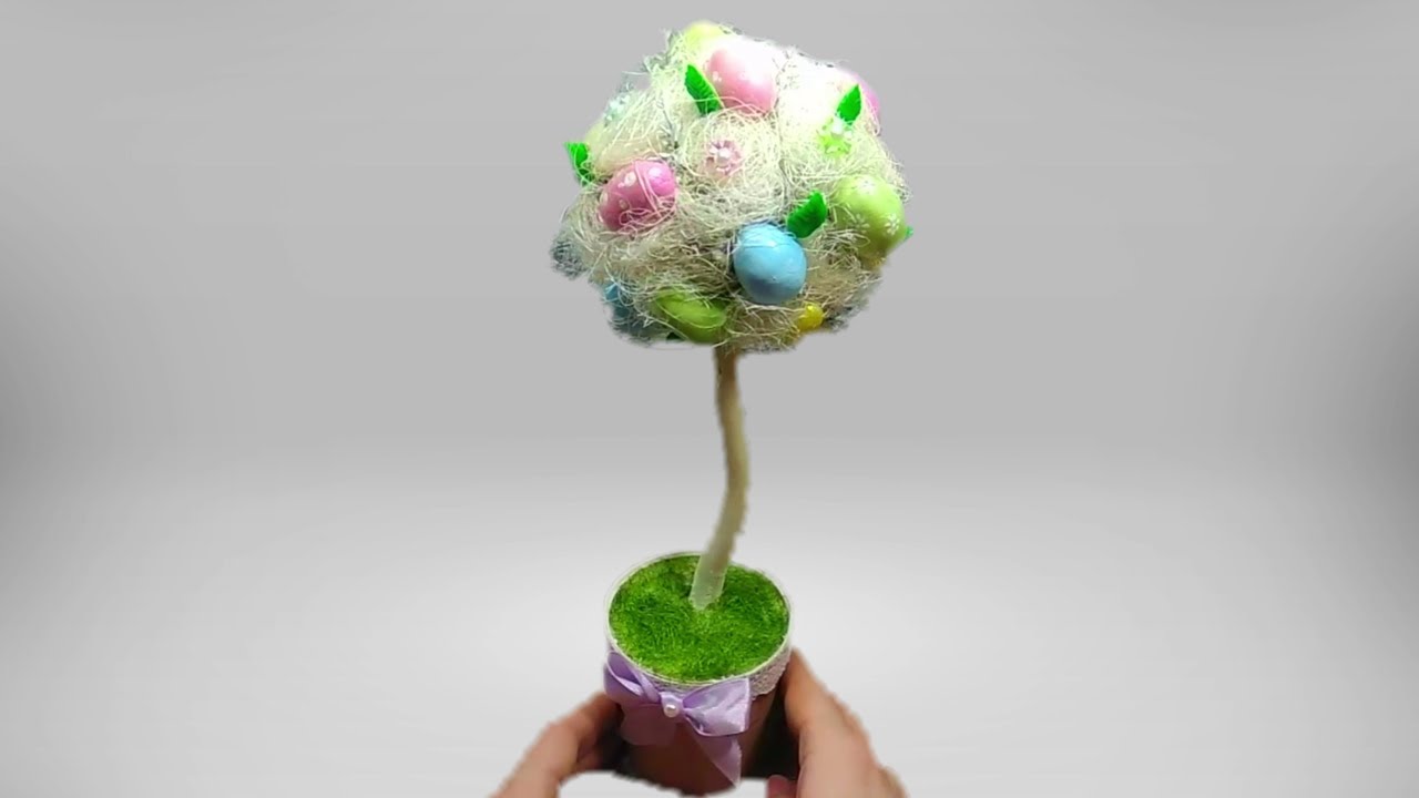Пасха.Поделки.Топиарий на Пасху своими руками.Мастер-класс.Easter crafts.DIY.
