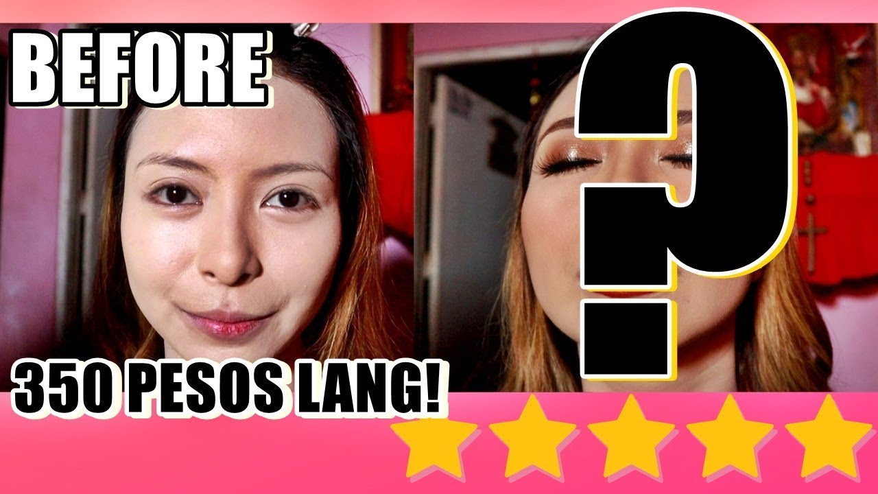 FOR 350 PESOS?! I WENT TO THE BEST REVIEWED MAKEUP ARTIST IN MY CITY! | PHILIPPINES
