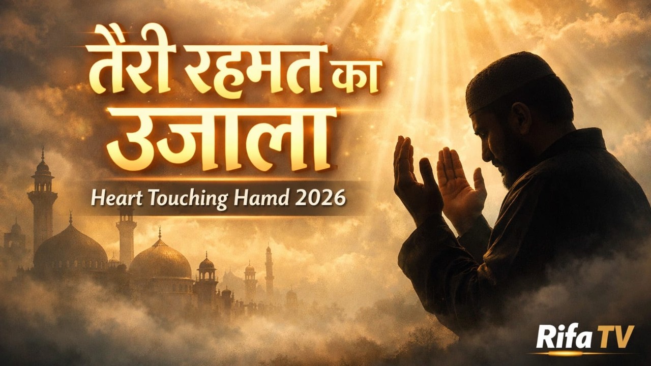 Most Beautiful Hamd 2026 | तेरी रहमत का उजाला | Soulful Islamic Nasheed Urdu/Hindi