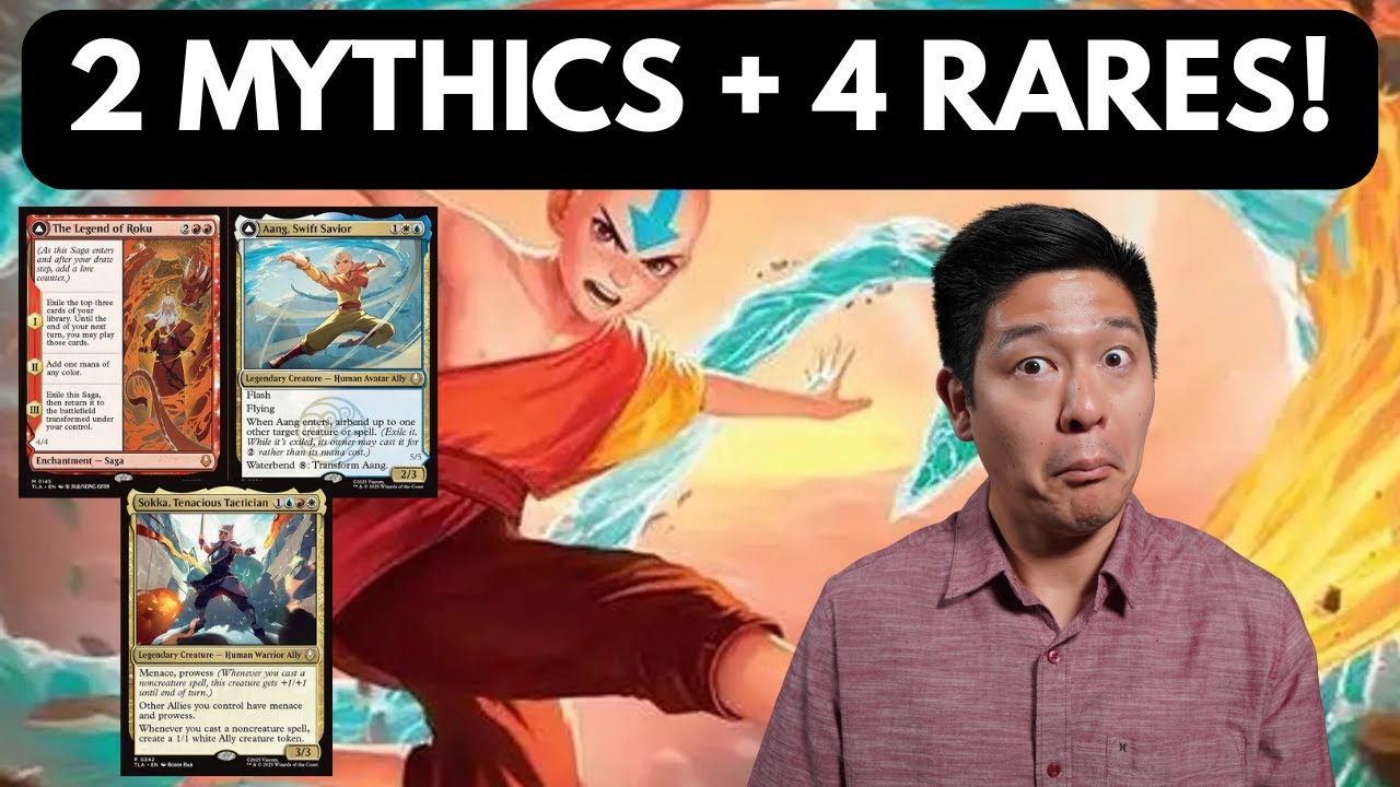 How I drafted 6 Bomb Rares! Avatar MTG Draft