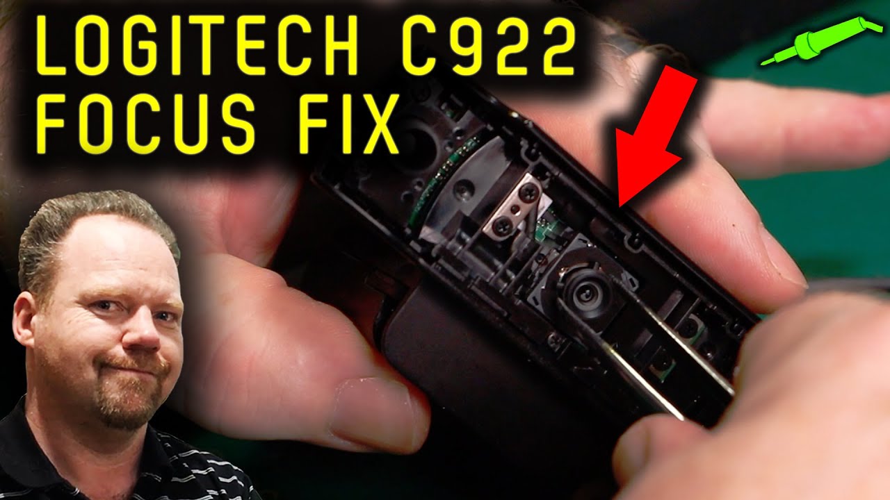 🔴 Logitech C922 Focus Adjustment - How To Fix Blurry C922 Camera - No.894